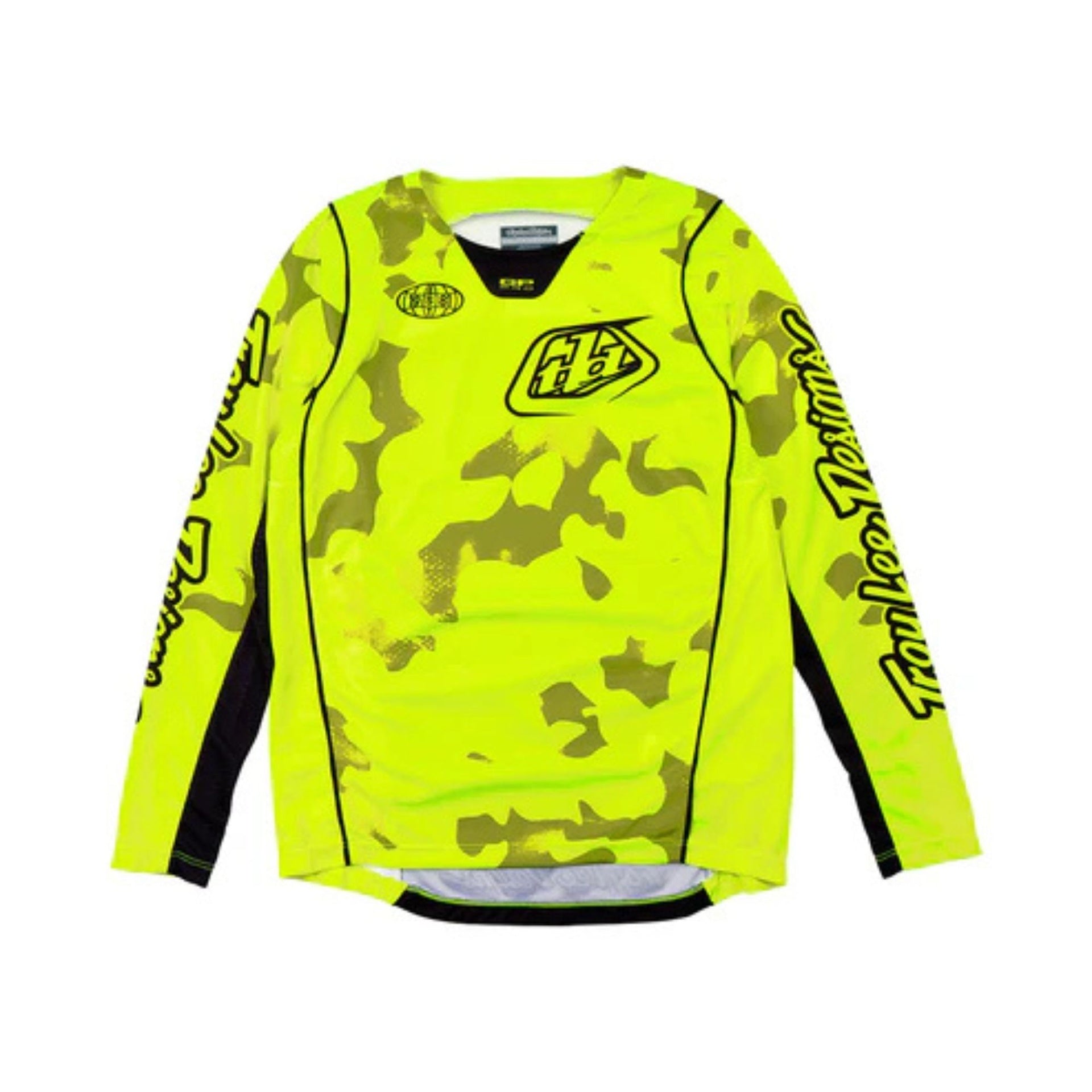 Jersey para niño Troy Lee Designs Gp Pro Blotted Flo Yellow